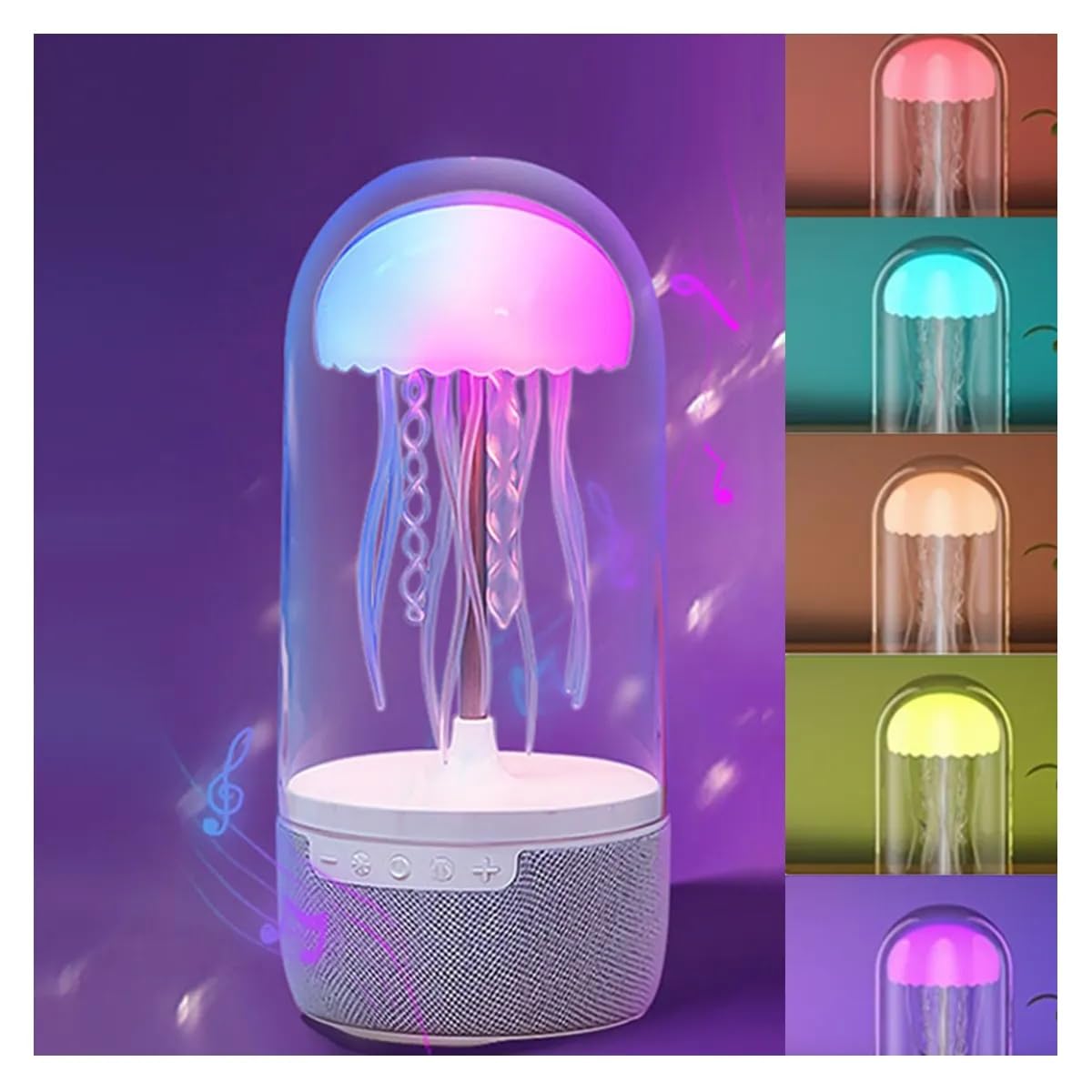 One94Store acrylic Romantic Ocean Wave Night Light Projector Lamp, 3D Water Wave Effect, LED Projection Lamp for Bedroom Decor, Remote Control (Cube Shape)