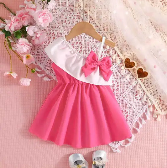 Baby Girls Midi/Knee Length Casual Dress (Multicolor, Sleeveless)