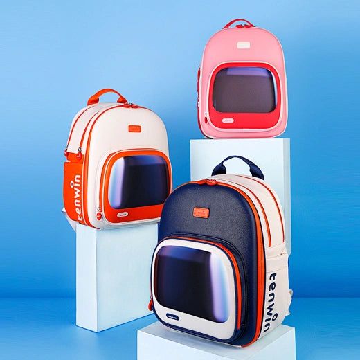 Tenwin 4669 New Product Student Waterproof Spine Protection Schoolbag Satchel Backpack School Kids Book Bag