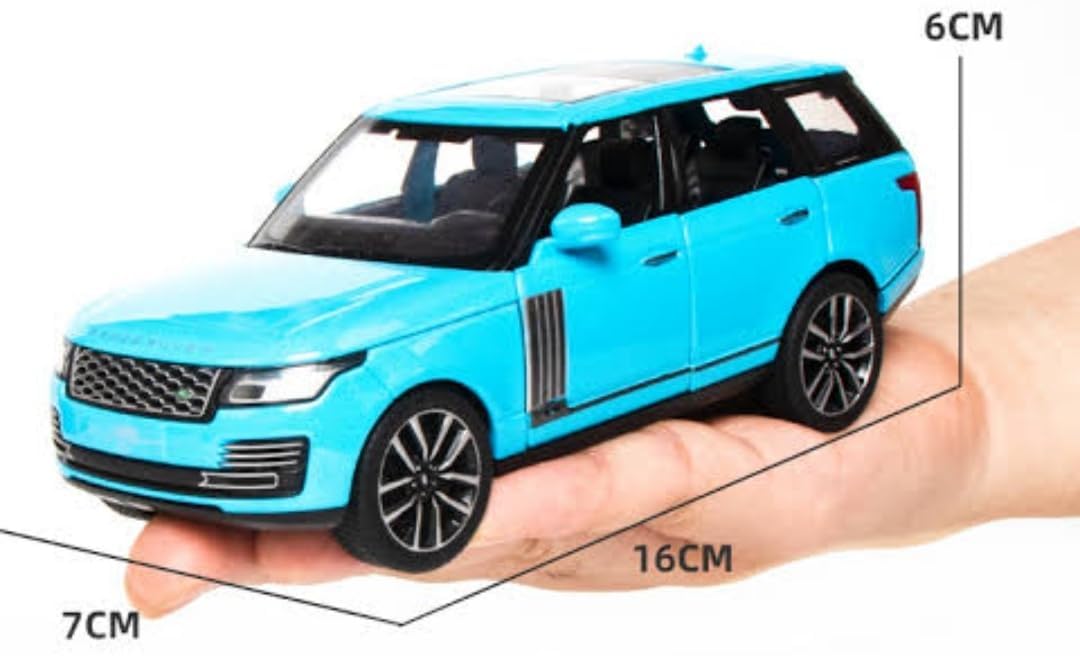 Umadiya® Range Rover Defender 1:32 Scale Model Car Exclusive Alloy Metal Pull Back Die-cast Car Metal Pullback Toy car with Openable Doors & Light Music Best Gifts Toys Kids【Colors as Per Stock】