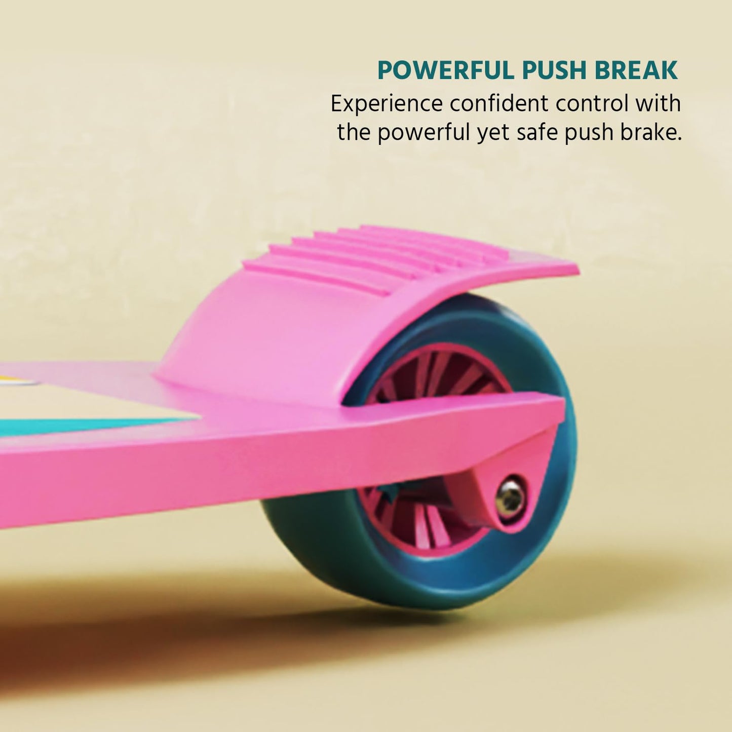 Lifelong LLKS03 Foldable Kick Skating Cycle| Skate Scooter for Kids(Max User Weight: 50Kg) Kids Scooter (Pink, Blue)