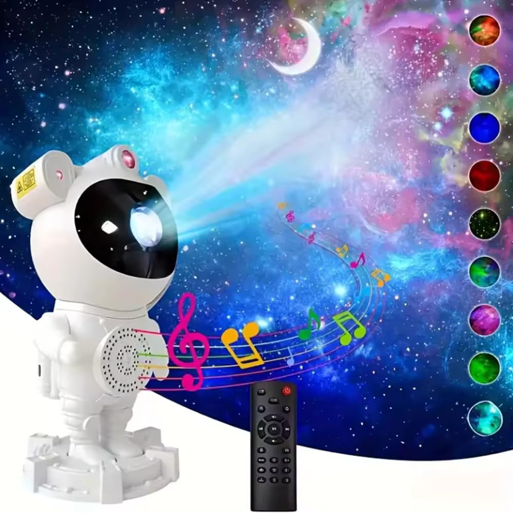 One94Store acrylic Romantic Ocean Wave Night Light Projector Lamp, 3D Water Wave Effect, LED Projection Lamp for Bedroom Decor, Remote Control (Cube Shape)